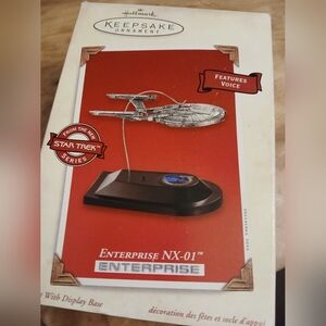 Enterprise NX-01 Star Trek Ornament Hallmark 2002